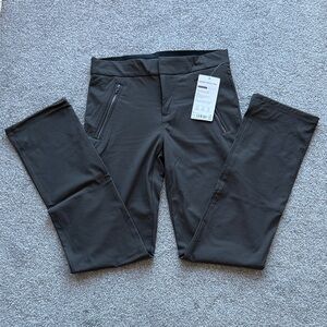 Athleta Wander Straight Leg Pants - Olive/Gray